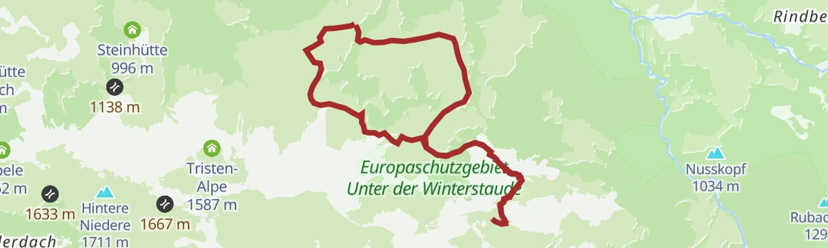 Route map: Egg | Von Schetteregg auf den Bullerschkopf